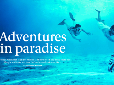 a person in a swimming pool